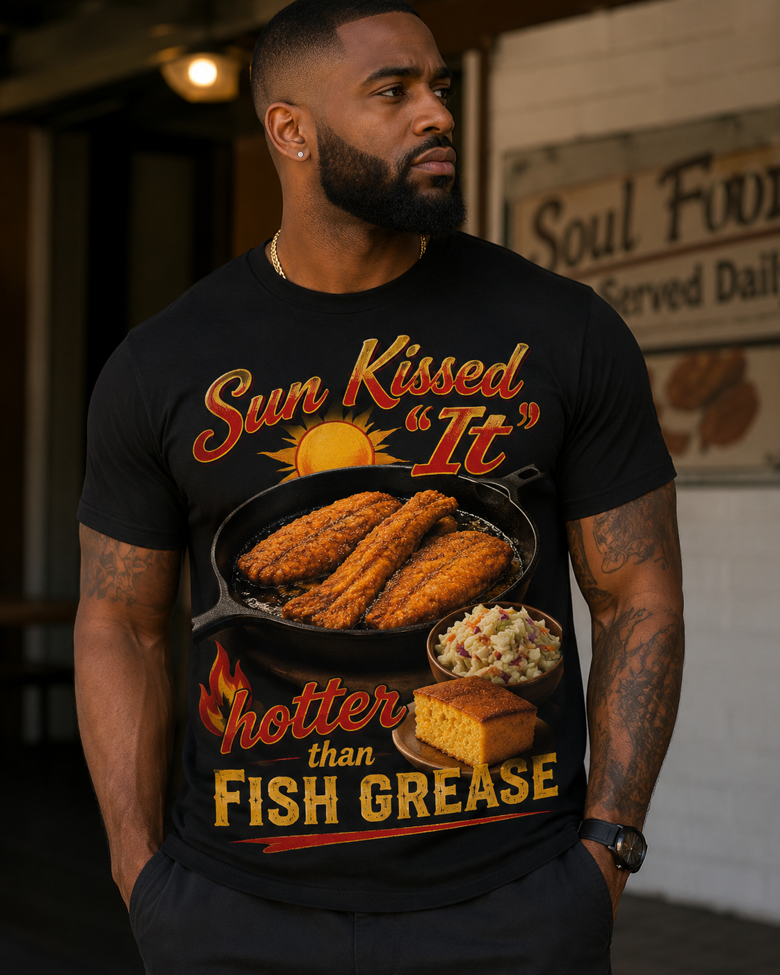 Ujamaa Spirit FAM Short Sleeve T-shirts