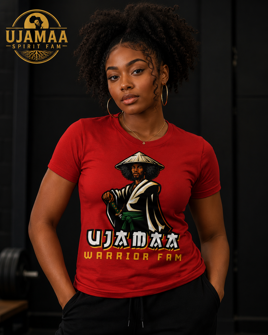 Ujamaa Spirit FAM Short Sleeve T-shirts
