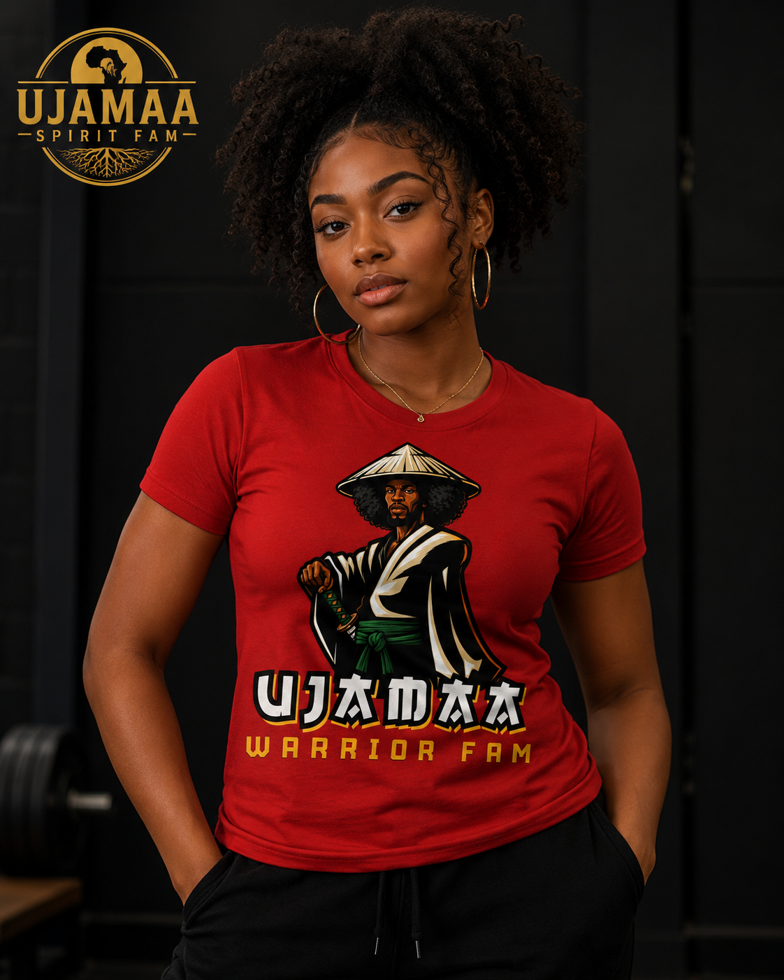 Ujamaa Spirit FAM Short Sleeve T-shirts