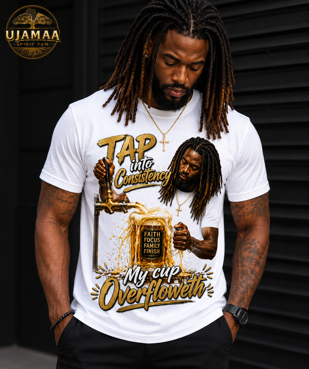 Ujamaa Spirit FAM Short Sleeve T-shirts